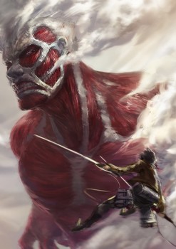 Shingeki no Kyojin тетрадь на пружине