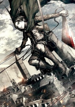 Shingeki no Kyojin тетрадь на пружине