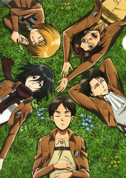 Shingeki no Kyojin тетрадь на пружине