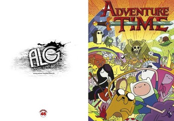 Adventure Time тетрадь на скобе
