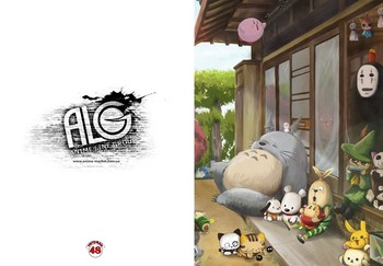 Totoro тетрадь на скобе