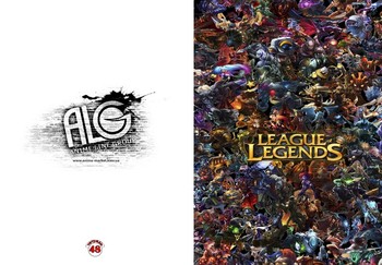 League of Legends тетрадь на скобе