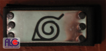 Повязка Наруто с символом деревни листа