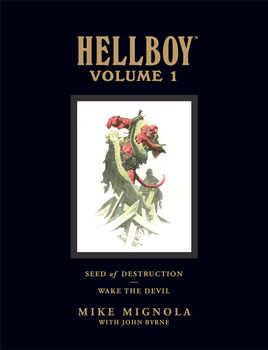 Hellboy Library Edition Volume 1: Seed of Destruction and Wake the Devil HC