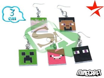 Minecraft серьги