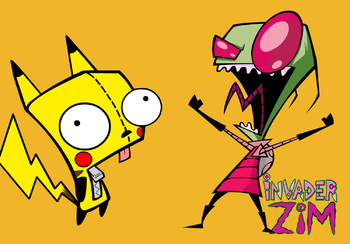 Обложка Invader Zim