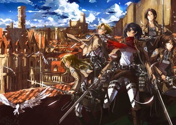 Обложка Shingeki no Kyojin