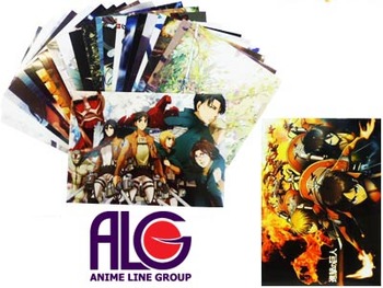 Shingeki no Kyojin / Attack on Titan открытка