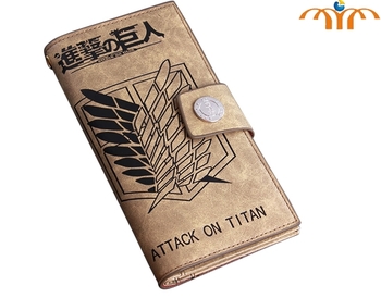 Shingeki no Kyojin / Attack on Titan кожаный кошелек