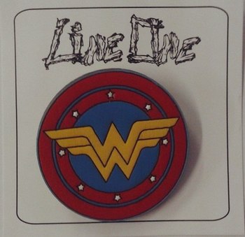 Деревянный значок Чудо-женщина | Wonder Woman
