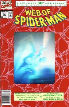 Web Of Spider-Man #90 1st Ptg Silver Hologram With Polybag