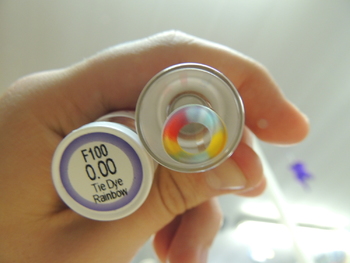 Линзы F100 Tie Dye Rainbow