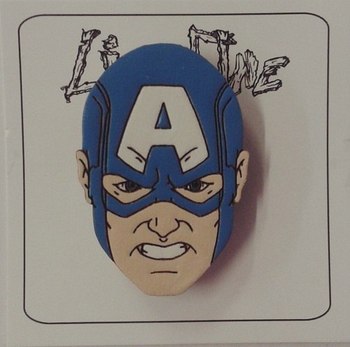 Деревянный значок Капитан Америка | Captain America