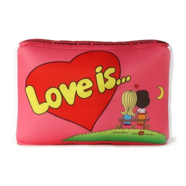 Love is... подушка 45х25х15 красная