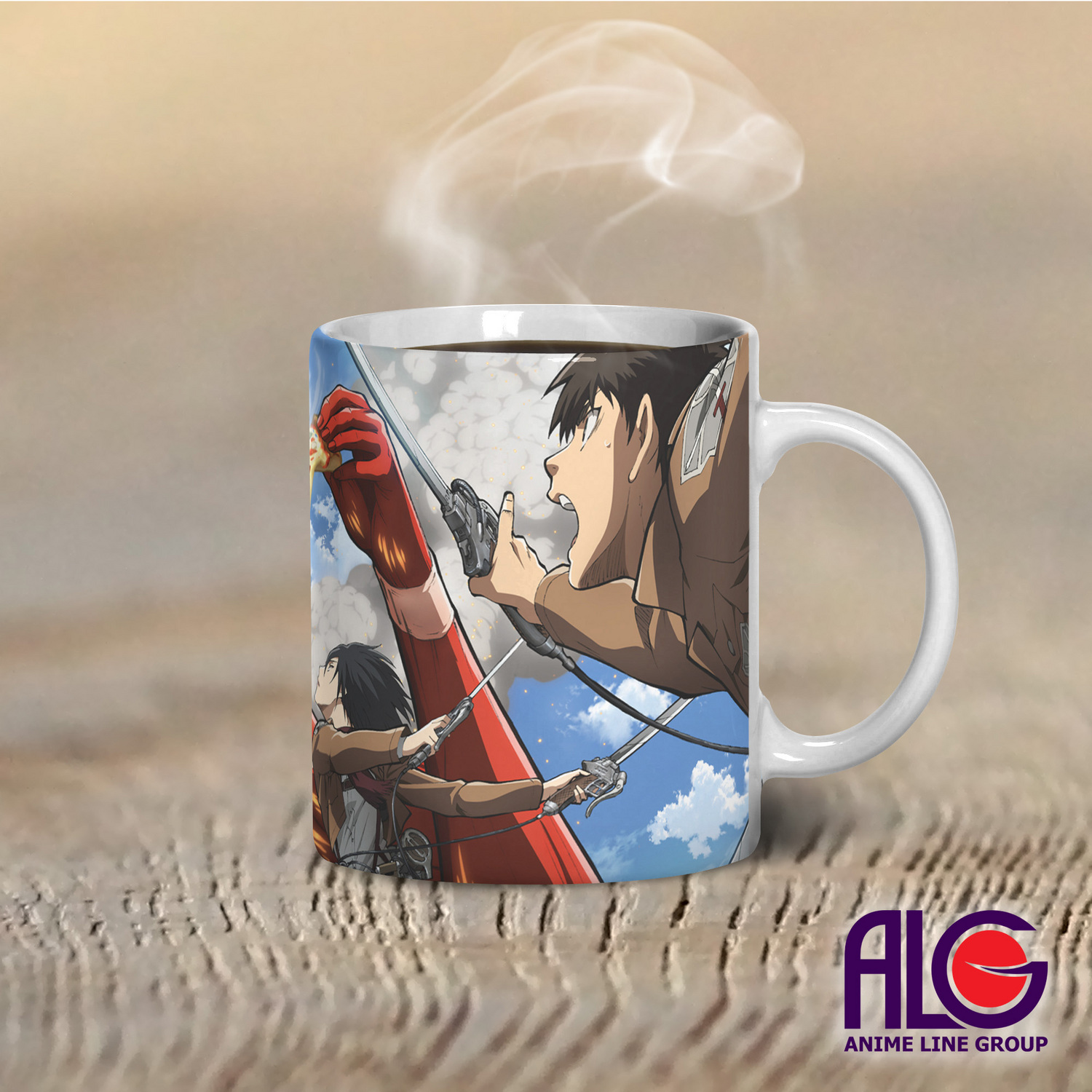 Чашка Shingeki No Kyojin