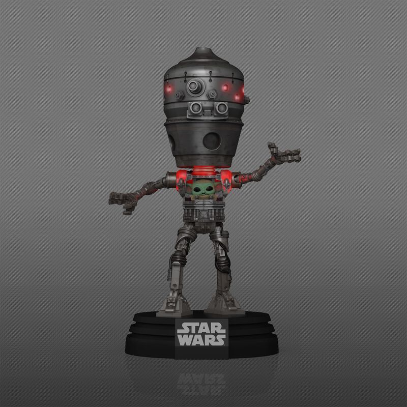 Funko Pop! Deluxe Lights and Sounds IG-12 with Grogu #720