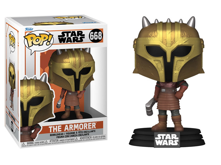 Фігурка-башкотряс Funko Зброярка Зоряні Війни Мандалорець| Funko Pop The Armorer- The Mandalorian(Season 3) [#666]