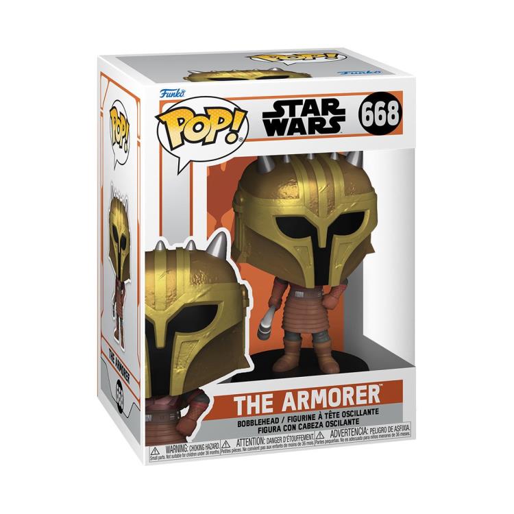 Фігурка-башкотряс Funko Зброярка Зоряні Війни Мандалорець| Funko Pop The Armorer- The Mandalorian(Season 3) [#666]