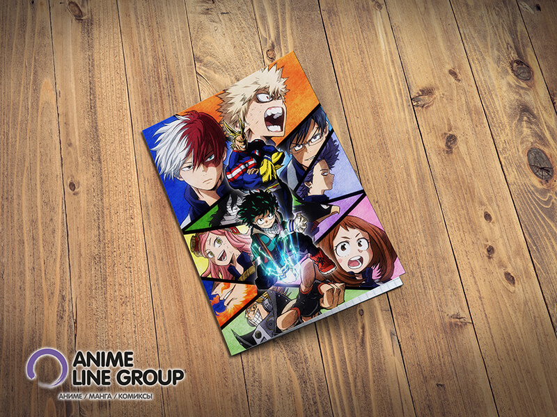 Boku no Hero Academia тетрадь на скобе
