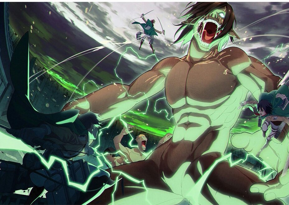 Плакати А3 Attack on Titan / Атака Титанів 007