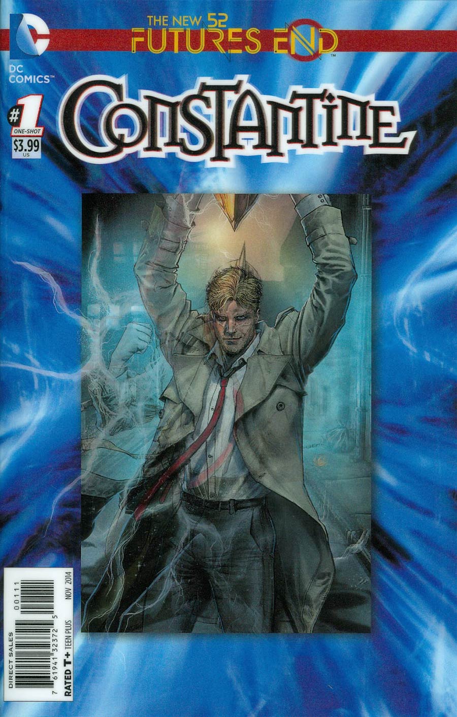 Constantine. Futures End #1 Cover A 3D Motion Cover