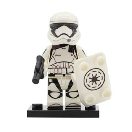 Мініфігурка Штурмовика Першого Ордену з щитом Звіздні війни | First Order Stormtrooper with shield Star Wars