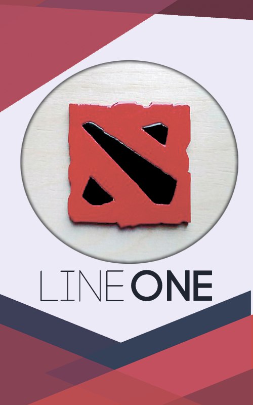 Дерев'яний значок Dota 2