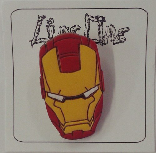 Дерев'яний значок Залізний Людина | Iron Man