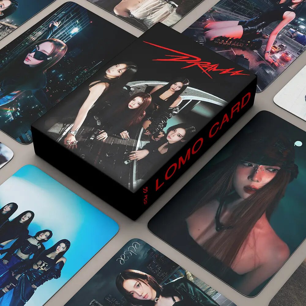 Ломо Карти Lomo Card Aespa Drama 4th Mini Album 55 штук