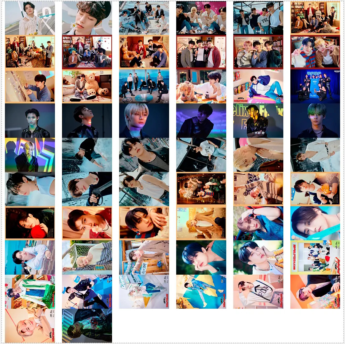 Ломо Карти Lomo Card Stray Kids Стрей Кідс 56 штук