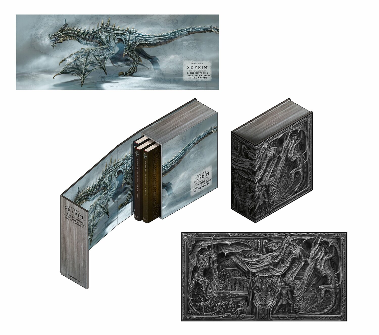 The Elder Scrolls V: Skyrim. The Skyrim Library. Vol. I, II & III HC/Slipcase (Box Set)