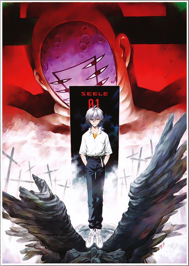 Плакаты А3 Evangelion / Евангелион 006