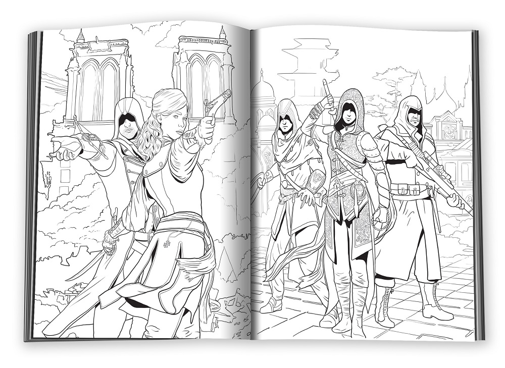 Assassin's Creed. Офіційна розмальовка