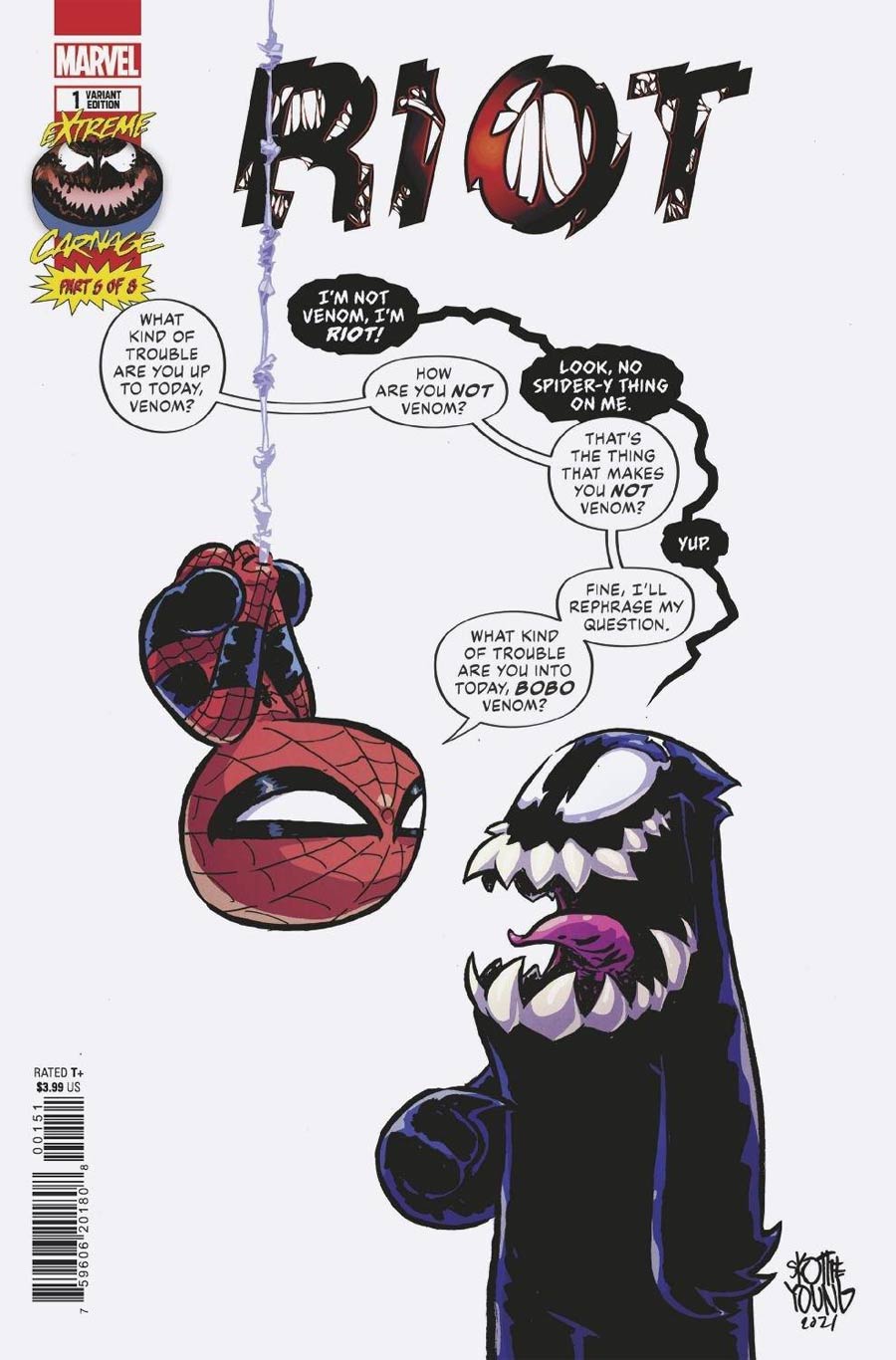 Extreme Carnage. Riot #1 Cover C Variant Skottie Young Cover One Shot