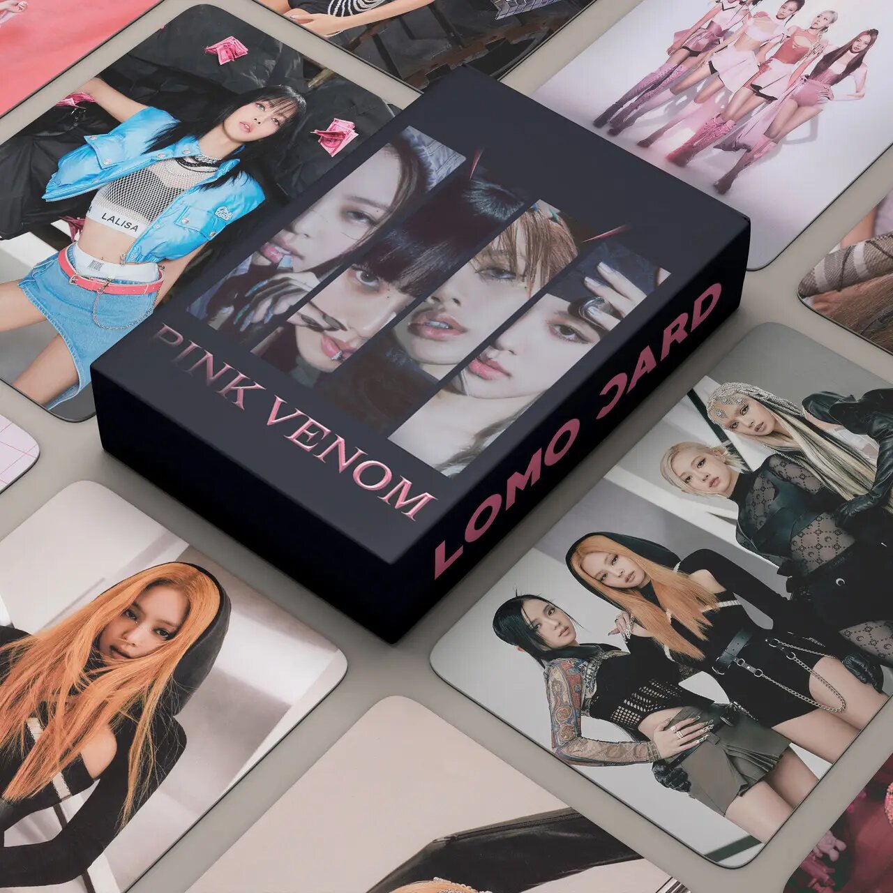 Ломо Карты Lomo Card Blackpink Pink Venom 50 штук