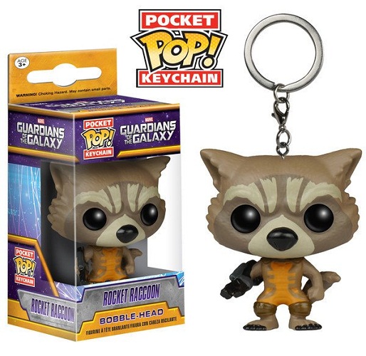 Брелок-фігурка Funko Реактивний Їжак Стражі Галактики / Rocket Raccoon Guardians of the Galaxy