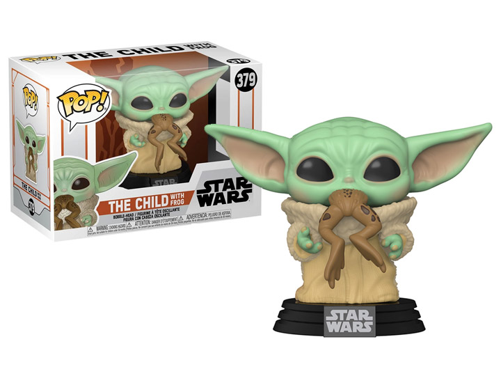 Фігурка-башкотряс Funko Дитя з Жабою Мандалорець Зоряні Війни | The Child with Frog The Mandalorian Star Wars