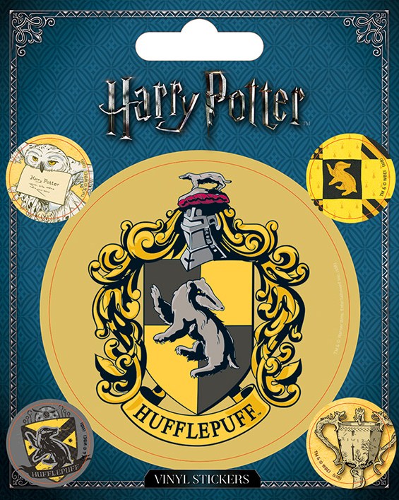 Офіційний набір стікерів Пуффендуй Гаррі Поттер | Hufflepuff Harry Potter
