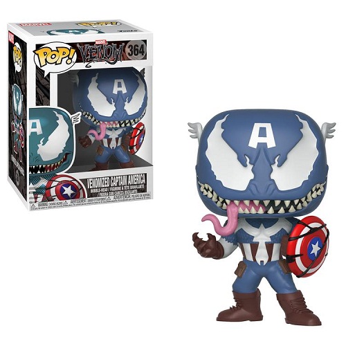 Фігурка-башкотряс Funko Веномізований Капітан Америка | Venomized Captain America