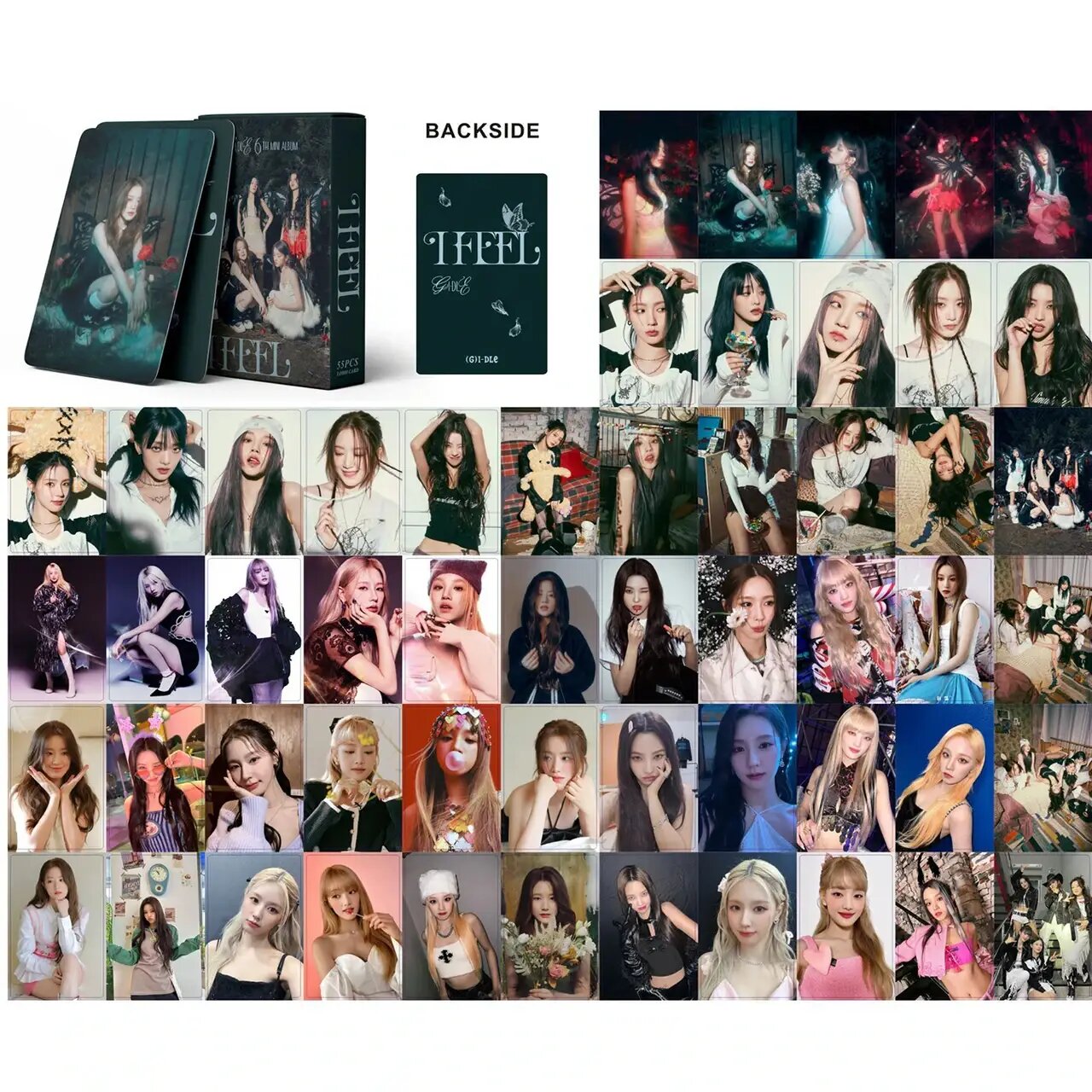 Ломо Карти Lomo Card (G)I-DLE I Feel Джи-Айдл 55 штук №4