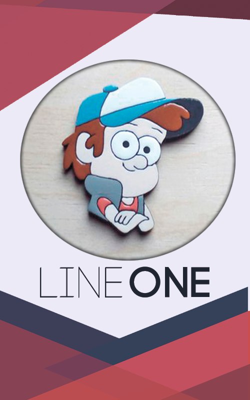 Дерев'яний значок Діппері Гравіті Фолз | Dipper Gravity Falls