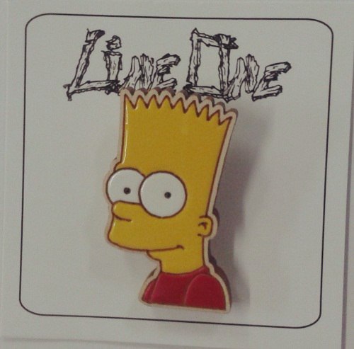 Дерев’яний значок Барт Сімпсон | Bart The Simpsons