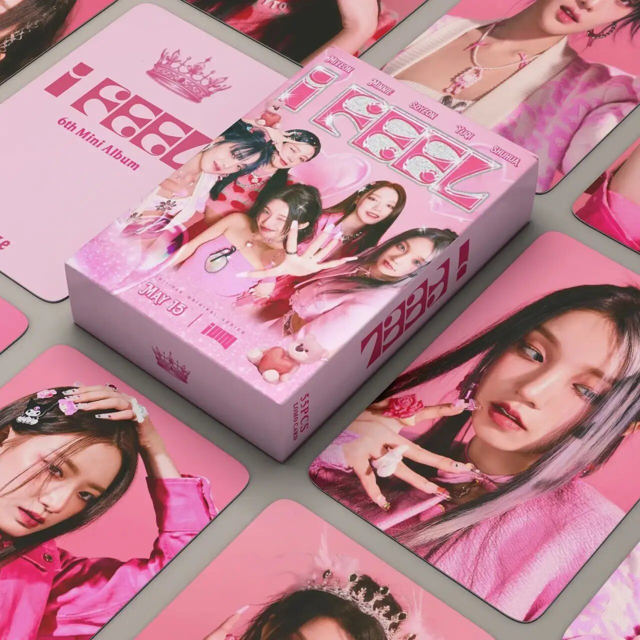 Ломо Карты Lomo Card (G)I-DLE I Feel Джи-Айдл 55 штук №3