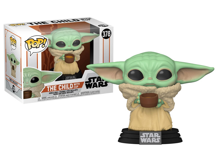 Фігурка-башкотряс Funko Дитя з Чашею Мандалорець Зоряні Війни | The Child with Cup The Mandalorian Star Wars