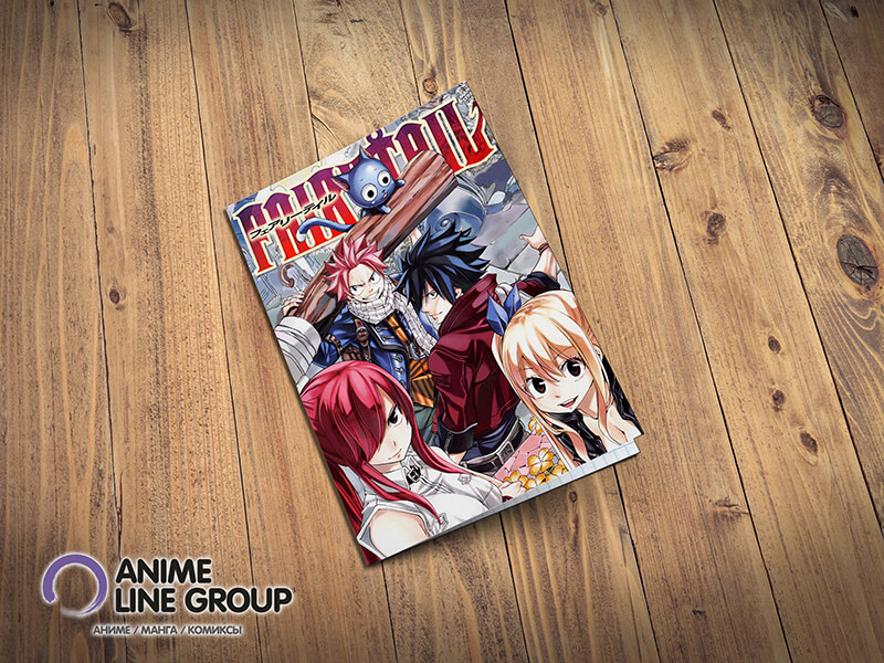 Fairy Tail тетрадь на скобе