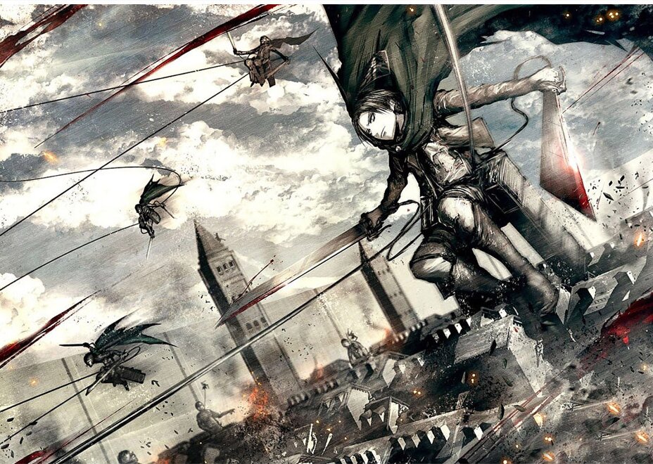 Плакати А3 Attack on Titan / Атака Титанів 007
