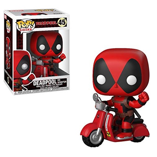 Фігурка-башкотряс Funko Дедпул на скутері | Deadpool on Scooter