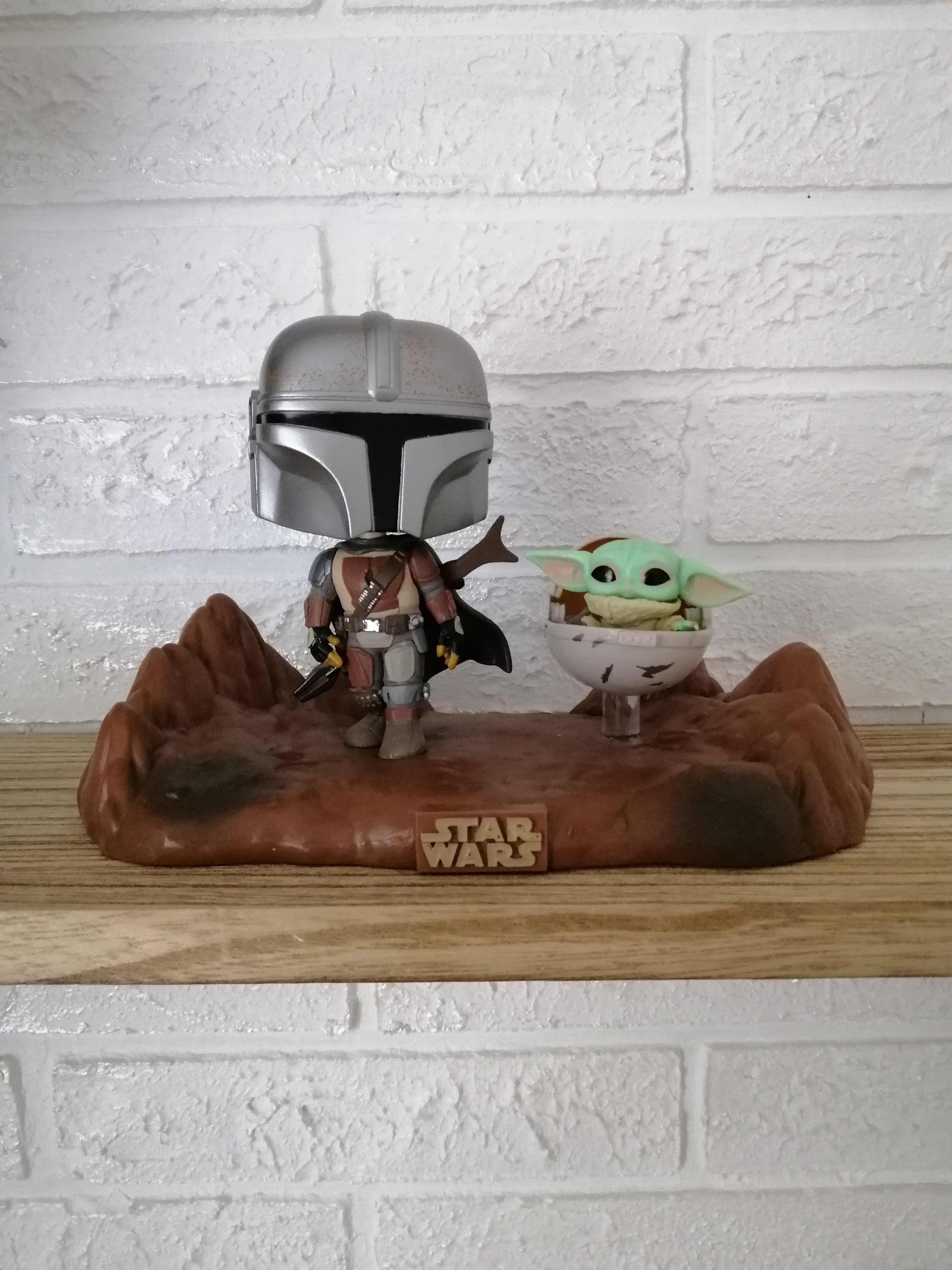 Диорама Funko Мандалорец и Дитя Звёздные Войны | The Mandalorian with The Child Star Wars [#390]