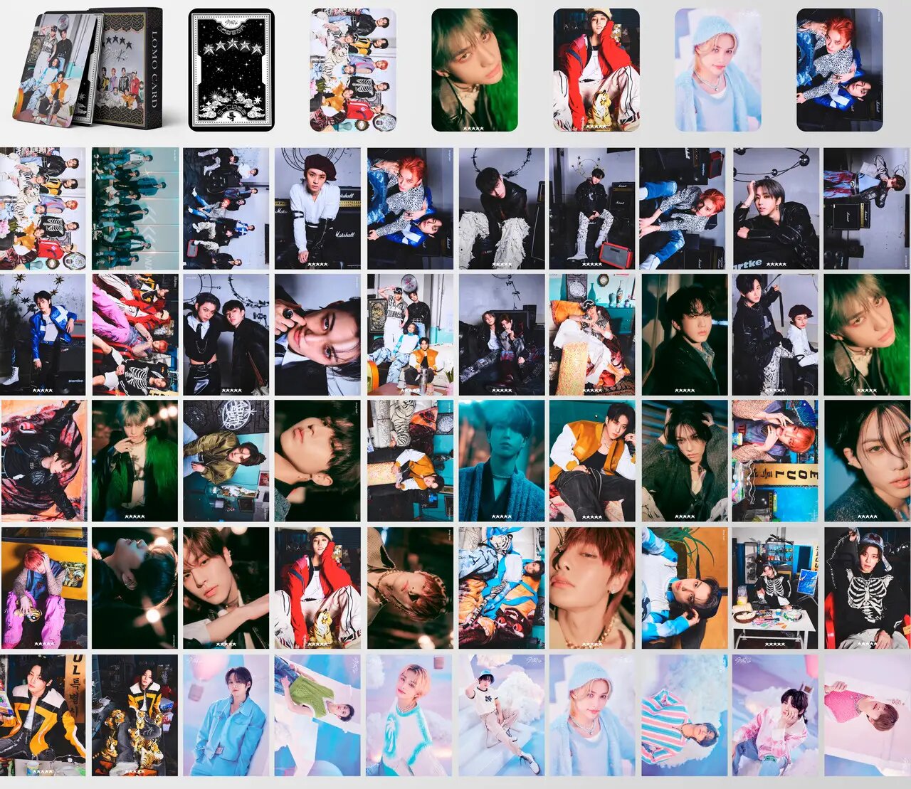 Ломо Карти Lomo Card Stray Kids 5-Star Стрей Кідс 50 штук