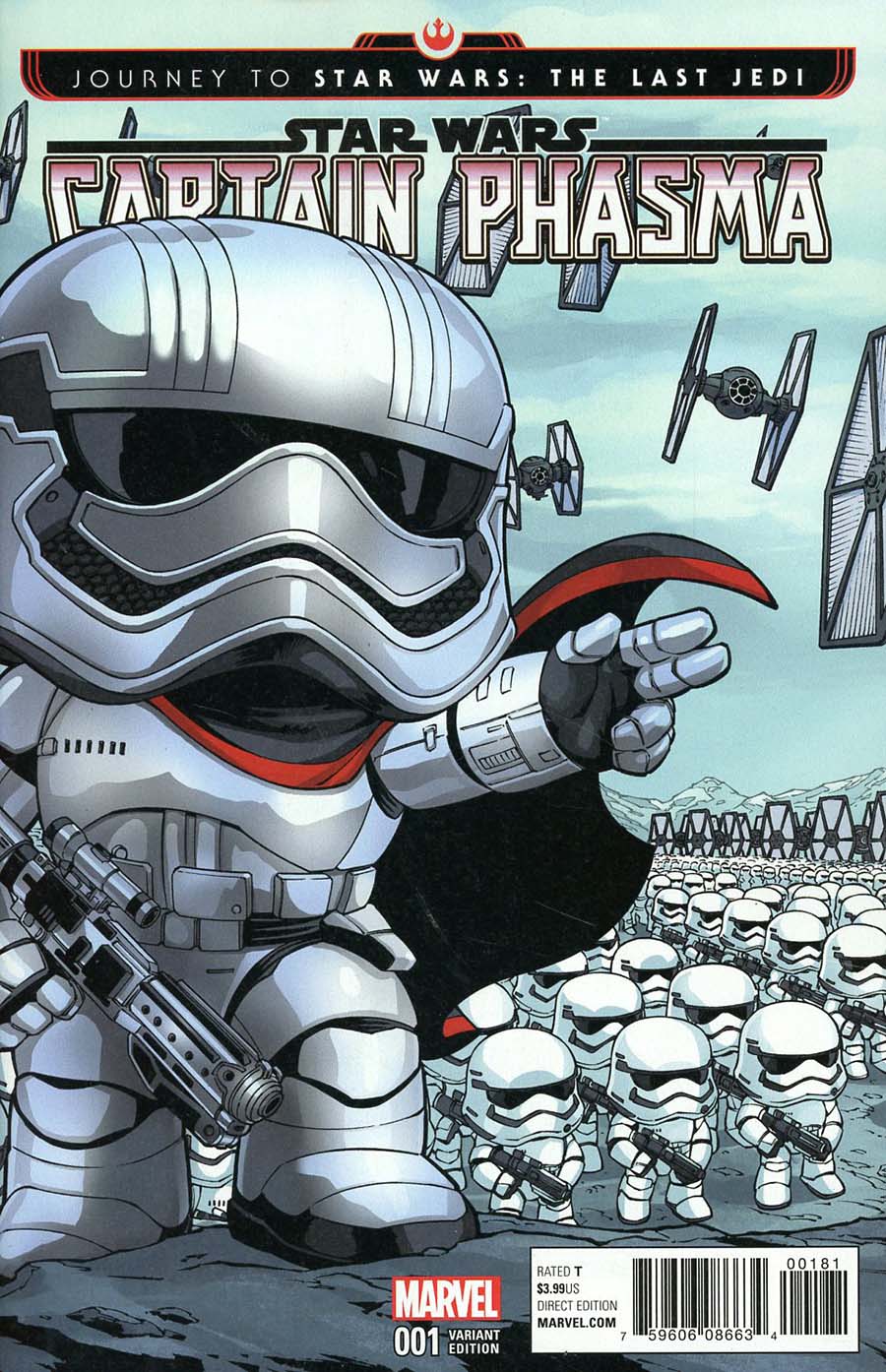 Journey to Star Wars: The Last Jedi. Captain Phasma # 1 Cover D Variant Diego Olortegui Funko Cover